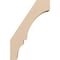 Ekena Millwork 3-inch W x 8-inch D x 12-inch H Balboa Rough Cedar Woodgrain TimberThane Knee Brace, Primed BRCUR03X08X12BOARCPR - alternate 4